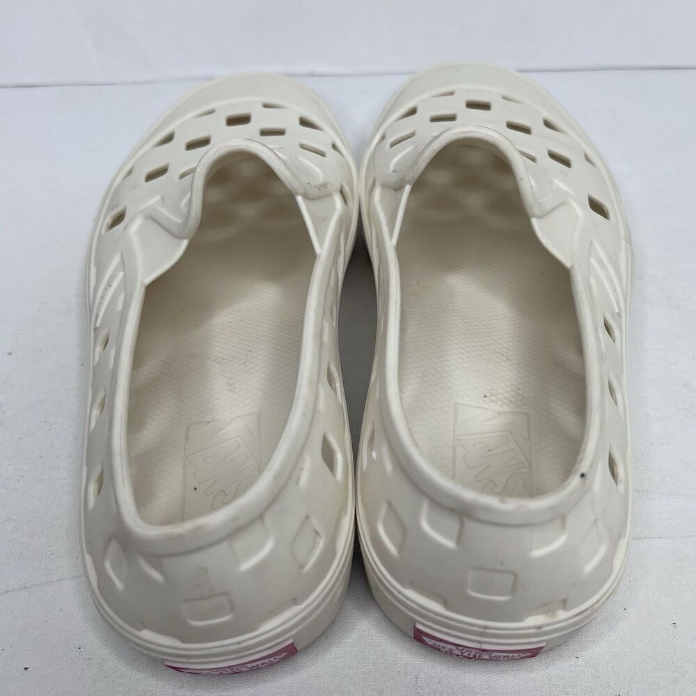 Vans Slip-On Trek White Rubber Square Cutout Casual Shoes Womens Size 6 - Picture 7 of 10